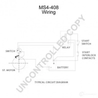 Стартер PRESTOLITE ELECTRIC ms4408 5052629016622 UUOTW 3 1423466314 - Изображение 4