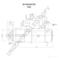 Стартер PRESTOLITE ELECTRIC 1423466095 M1 05707 m105r3007se ZKQLDR8 - Изображение 4