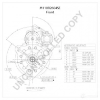 Стартер PRESTOLITE ELECTRIC ER6RVY M110 604 139939587 m110r2604se - Изображение 3