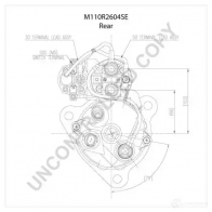 Стартер PRESTOLITE ELECTRIC ER6RVY M110 604 139939587 m110r2604se - Изображение 4