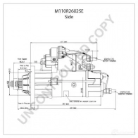 Стартер PRESTOLITE ELECTRIC m110r2602se M110 602 2816458 U3O0NM - Изображение 5