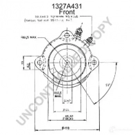 Стартер PRESTOLITE ELECTRIC S115A- 24-3M 2814685 1327a431 7FS8BUL - Изображение 2