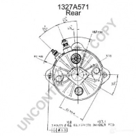 Стартер PRESTOLITE ELECTRIC 1327a571 S 115A-24-18 2814692 X6G3ADP - Изображение 3