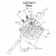Стартер PRESTOLITE ELECTRIC S 115A-24-1 1327a411 F45319D 2814684 - Изображение 2