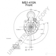 Стартер PRESTOLITE ELECTRIC LZI1 RG ms1410a 2816517 5052629003004 - Изображение 3