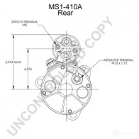 Стартер PRESTOLITE ELECTRIC LZI1 RG ms1410a 2816517 5052629003004 - Изображение 4