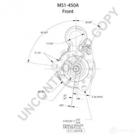 Стартер PRESTOLITE ELECTRIC 5052629016387 1198272563 ms1450a 8Z ADRN - Изображение 2