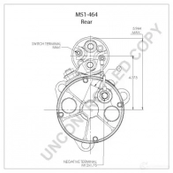 Стартер PRESTOLITE ELECTRIC 2816524 ms1464 DCE 87F 5052629016424 - Изображение 3