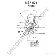 Стартер PRESTOLITE ELECTRIC ms7501 5052629086304 2816540 8 ORZUU - Изображение 3
