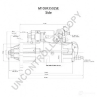 Стартер PRESTOLITE ELECTRIC M1 05702 SOAJXAO 2816447 m105r3502se - Изображение 4