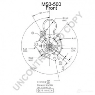 Стартер PRESTOLITE ELECTRIC 2816526 5052629016509 P 2IU9 ms3500 - Изображение 3