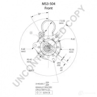 Стартер PRESTOLITE ELECTRIC ms3504 2816529 49QQ A0E 5052629016523 - Изображение 2