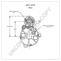 Стартер PRESTOLITE ELECTRIC 3PYOD G 5052629016080 ms1307a 359598674 - Изображение 2