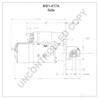 Стартер PRESTOLITE ELECTRIC UIDF RM 5052629016318 ms1417a 2816519 - Изображение 3