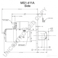 Стартер PRESTOLITE ELECTRIC C ZGLA 2816518 ms1411a 5052629003011 - Изображение 5