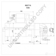 Стартер PRESTOLITE ELECTRIC 5052629087844 2816013 860716 WSZJ JV - Изображение 3