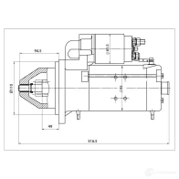 Стартер PRESTOLITE ELECTRIC 2816074 5052629089664 861035 0 EIU27 - Изображение 7