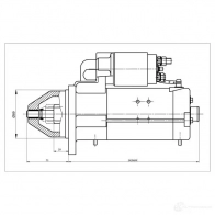 Стартер PRESTOLITE ELECTRIC 861037 KM63U JV 2816076 5052629090059 - Изображение 6