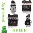 Двигатель в сборе APPROVED GREEN 3323580 AAB1849 AGC P4ZV1PK AAB1849AGC