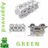 Головка блока цилиндров APPROVED GREEN AB0933CA 6BTGNY AB0933 CA 3326608