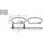 Тормозные колодки, дисковые, комплект AUTOMOTOR FRANCE 2 4676 3335099 T3P5UOA ABP0031