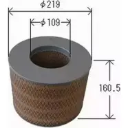 Воздушный фильтр JS ASAKASHI 4580270601054 3336245 A1009 DIS X2
