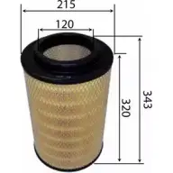 Воздушный фильтр JS ASAKASHI JW90T1 A 3336634 4580266832080 A622J