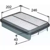 Воздушный фильтр JS ASAKASHI 4 ECNSY A9204 3336736 4580270605007