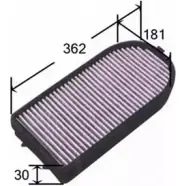 Салонный фильтр JS ASAKASHI Bmw 7 (E38) 3 Седан 3.5 735 i. iL 238 л.с. 1998 – 2001 D0YYVX G 4580270606042 AC0024SET