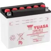 Аккумулятор 18.9 ач обратная 140 а 12 в 205x90x162 YUASA 3CF GM 3348871 12N183 5050694005053