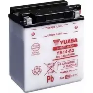 Аккумулятор 14 ач прямая 145 а 12 в yumicron 134x89x166 YUASA 5050694032257 3348988 YB14B2 PXMKW BD