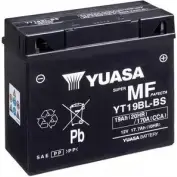 Аккумулятор 19 ач обратная 170 а 12 в maintenance free 186x82x171 YUASA YT19BLBS 3349102 5050694031946 YCUY 9