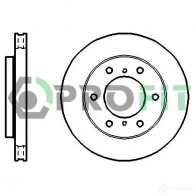 Тормозной диск PROFIT 5010-1384 3847151 R2 G7LF