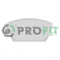Тормозные колодки дисковые, комплект PROFIT 3846616 5000-1580 DM Z1N