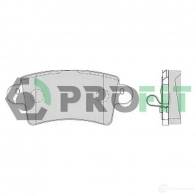 Тормозные колодки дисковые, комплект PROFIT 5000-1453 Renault Master (FD) 2 Фургон 3.0 dCi 140 (HD0S. FD0S. HD1S) 136 л.с. 2003 – 2025 SJ6 D98