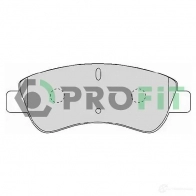 Тормозные колодки дисковые, комплект PROFIT NHM 8V 3846543 5000-1399