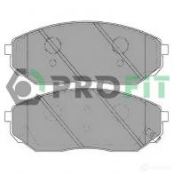 Тормозные колодки дисковые, комплект PROFIT IWF 4VGU 3846688 5000-1735