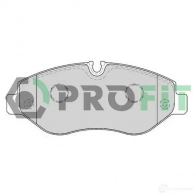 Тормозные колодки дисковые, комплект PROFIT 3846702 B NMYDD 5000-1778