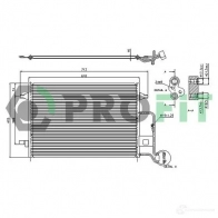 Радиатор кондиционера PROFIT Volkswagen Passat (B5) 3 1997 – 2005 5Y NGLW PR 9540C1