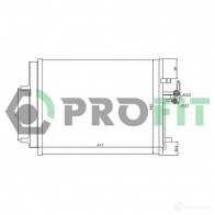 Радиатор кондиционера PROFIT C1GY I Ford Mondeo 4 (CA2, BA7) Универсал 1.6 TDCi 115 л.с. 2011 – 2015 PR 2539C1