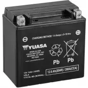 Аккумулятор 12.6 ач обратная 200 а 12 в maintenance free 150x87x145 YUASA 0048493374413 3349113 YTX14LBS WA6PG4 7