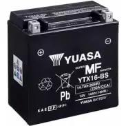 Аккумулятор 14 ач прямая 200 а 12 в agm high performance agm 150x87x161 YUASA YTX16BS 5050694004520 3349115 JQ8 ML
