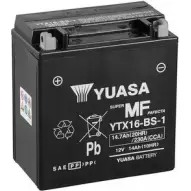 Аккумулятор 14.7 ач прямая 230 а 12 в maintenance free 150x87x161 YUASA YTX16BS1 5050694004537 54 7JR3 3349116