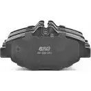 Тормозные колодки дисковые, комплект BSG BSG 60-200-041 9E NNGJ 8719822052990 Mercedes E-Class (W211) 3 Седан 2.1 E 220 CDI (2108) 170 л.с. 2006 – 2008