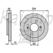 Тормозной диск KAISHIN Hyundai i10 (PA) 1 Хэтчбек 6MEK2KA D7NVF 4T CBR049