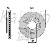 Тормозной диск KAISHIN CBR154 Z3 C1U PYVM0 3364400