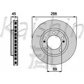 Тормозной диск KAISHIN Mitsubishi Eclipse ILDF1 GD 4VR14L CBR163
