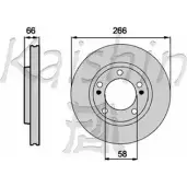 Тормозной диск KAISHIN IJMFY CBR242 Subaru Forester (SF) 1 1997 – 2002 CHIQ C8