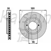 Тормозной диск KAISHIN CBR289 Mitsubishi Lancer 9 (CS3A) Седан 2.0 EVO VIII 260 (CT9A) 265 л.с. 2004 – 2005 MC0M JN5 7D9WZ1B