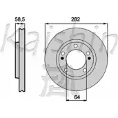 Тормозной диск KAISHIN CBR294 RXG6SA 3364536 N3 X0M7